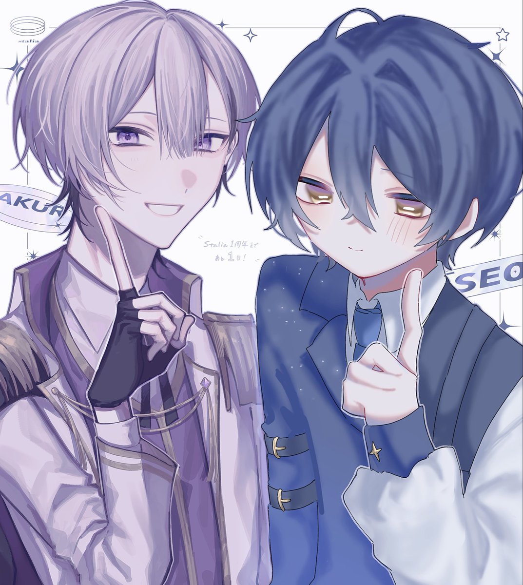 core_suo0630's tweet photo. 周年まであと1日！
#stalia_unit #創作 https://t.co/oXRiBi9Rvl