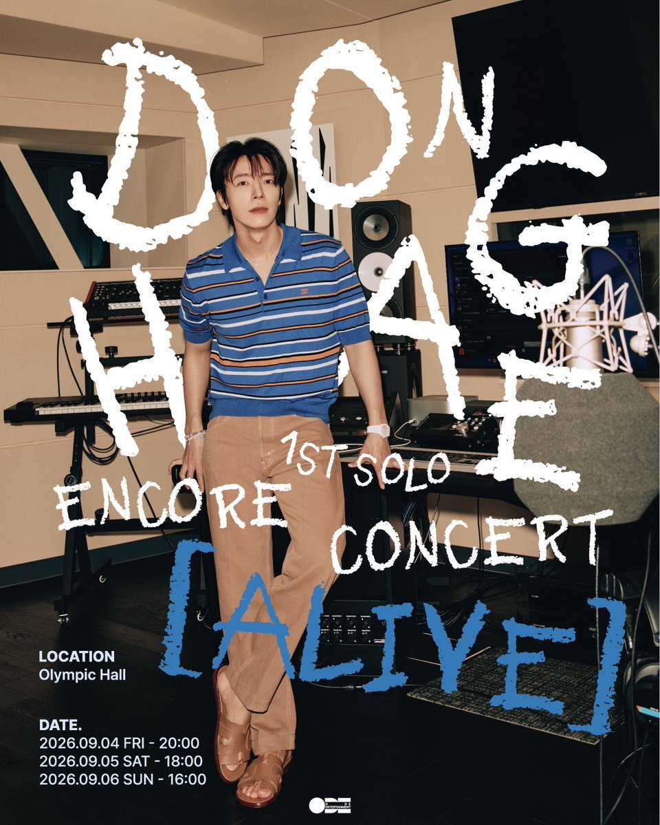 新品　未開封　FIRST CONCERT in Seoul　参加者限定　セット 💺在庫チケット情報💺 2026 DONGHAE 1ST SOLO ENCORE CONCERT 【ALIVE