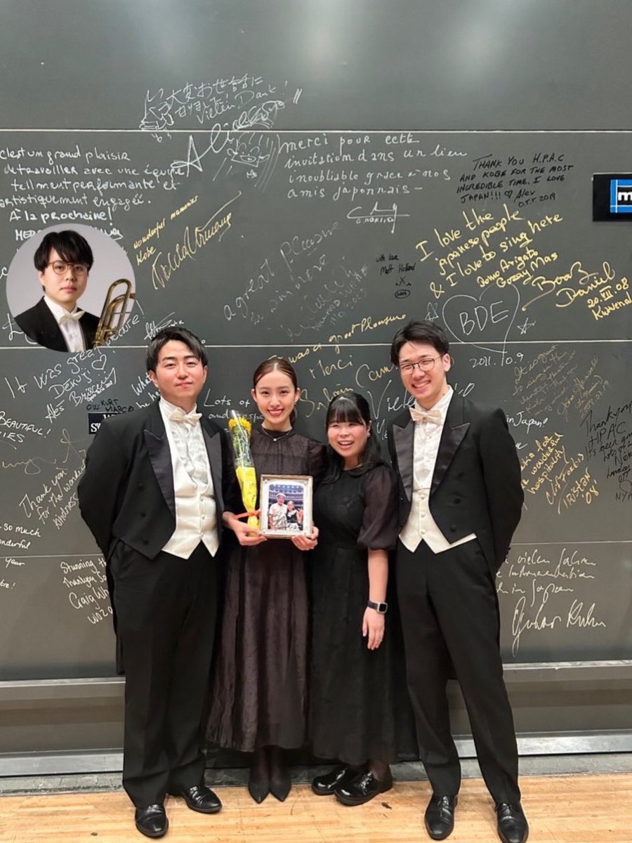 Honoka_vn's tweet photo. 3年間お世話になった兵庫芸術文化センター管弦楽団を卒業しました🌸毎公演を満席にしていただける素晴らしい環境で勉強させていただけて本当に幸せでした!楽しい仲間にも恵まれました!応援ありがとうございました!!
#hpac
#兵庫芸術文化センター管弦楽団 https://t.co/uRafkMeLjR