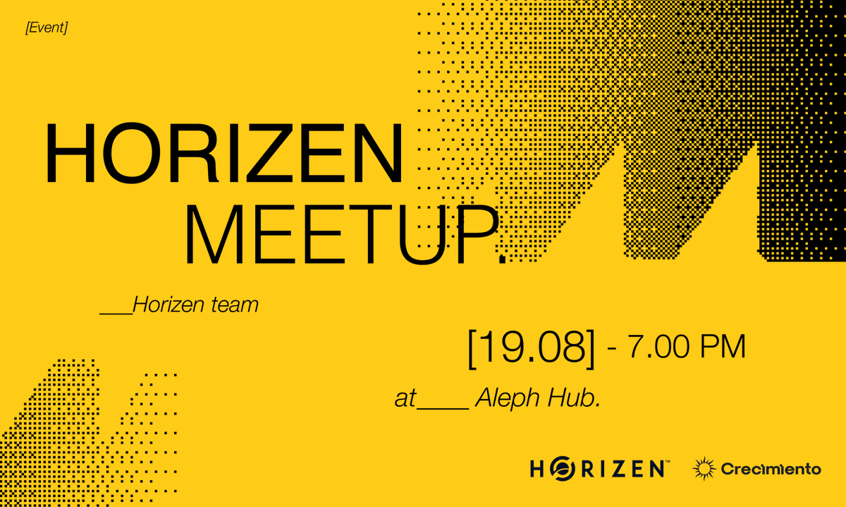 HorizenZH's tweet photo. Horizen 全球生态拓展继续推进，下一站：阿根廷布宜诺斯艾利斯 🇦🇷

8 月 19 日晚 7 点，Horizen 团队将在 Aleph Hub 举办线下 Meetup，与当地开发者和 Web3 社区面对面交流。

📍 Buenos Aires · Aleph Hub
📅 2026 年 8 月 19 日
⏰ 19:00
技术要做，开发者要找，应用更要真正做出来。 https://t.co/QkjcPVtzLD