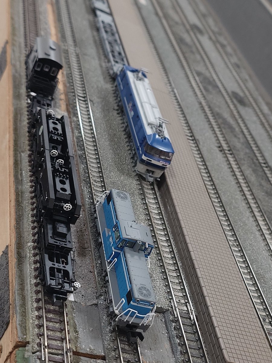geniusetemal's tweet photo. 鉄道模型走らせに来た
やっぱり貨物 https://t.co/1nfggulzCQ