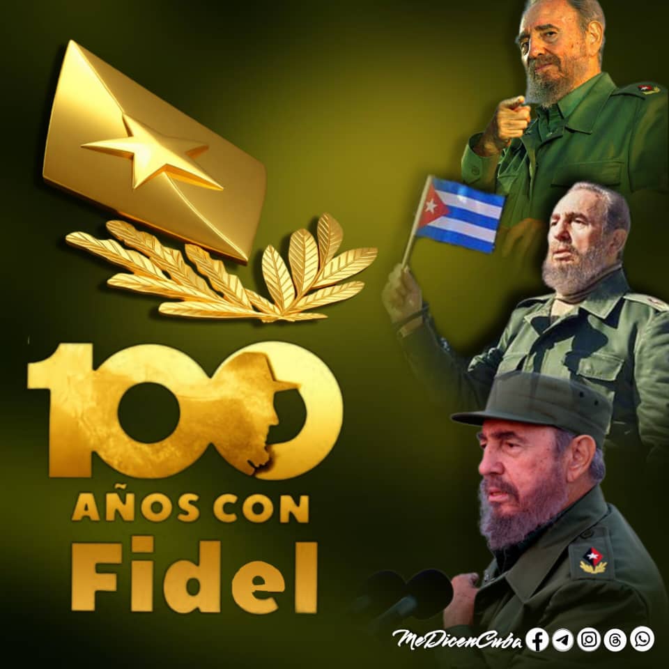 Conavil_ECM's tweet photo. Desde @Conavil_ECM homenajeamos a nuestro querido Comandante en Jefe,  Fidel Castro Ruz en el día de su Centenario, su ejemplo perdura en nuestra historia.
@CubaCubacons #LatirAvileño #100AñosConFidel #LatiendoConFidel https://t.co/y8L4lsiYKI