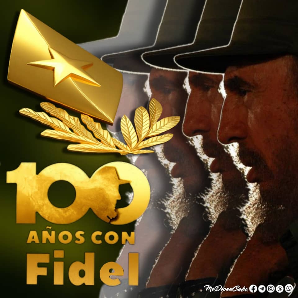 Conavil_ECM's tweet photo. Desde @Conavil_ECM homenajeamos a nuestro querido Comandante en Jefe,  Fidel Castro Ruz en el día de su Centenario, su ejemplo perdura en nuestra historia.
@CubaCubacons #LatirAvileño #100AñosConFidel #LatiendoConFidel https://t.co/y8L4lsiYKI