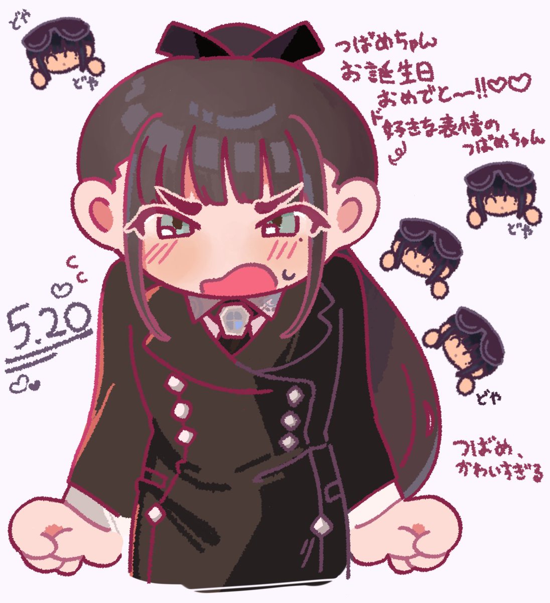 Aconitum0516's tweet photo. 燕ちゃんの絵おたおめのやつならある https://t.co/e4rlDnuP66