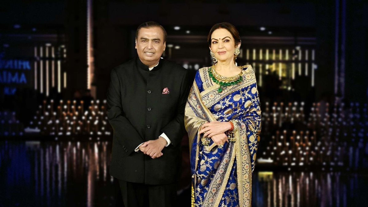 india_plus_'s tweet photo. 🚨India’s top family businesses are now worth a whopping ₹138 lakh crore ($1.46 trillion) - more than Saudi Arabia’s GDP���� 

Ambanis alone at ₹25.8 lakh crore https://t.co/ZIOhoBaPeY