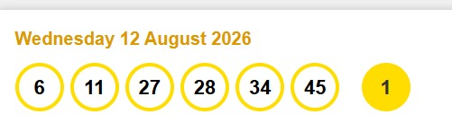 megagamelive_'s tweet photo. Result of #RSAMainLotto 12th of August 2026. Access our website and play with us via.. https://t.co/11c533OfIQ #Por_favor_partilhem_a_pagina#Por_favor_partilhem_a_pagina https://t.co/nLxHcfyVu2