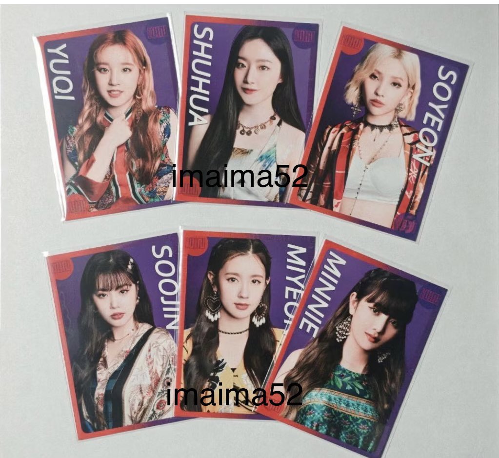 imaima52's tweet photo. WTS want to sell ina
official rare pc photocard bluetooth japan i-dle gidle
150k idr ea
ship ww
shopee ok

여자아이들 아이들 미연 민니 우기 소연 슈화 포토카드 포카 양도 g-idle fanmeeting gidle (g)i-dle miyeon minnie soyeon yuqi shuhua
#GIDLE #idle            
#ตลาดนัดidle https://t.co/bVNXz0LIwj