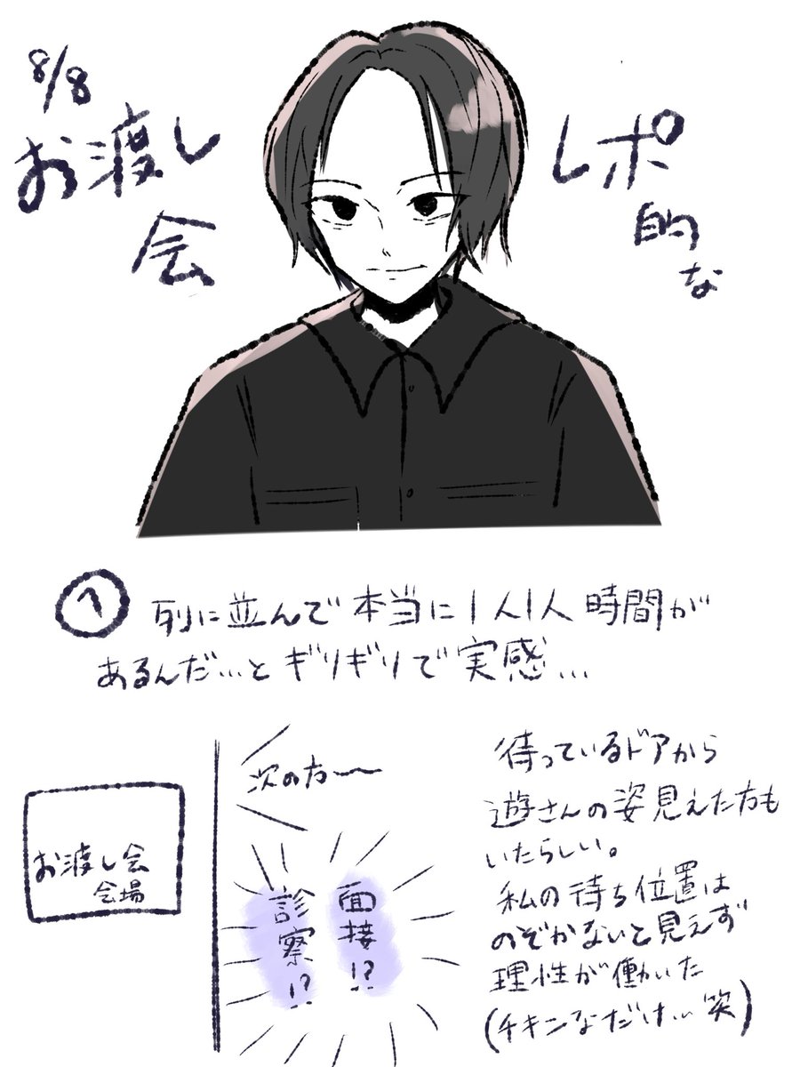 emiya_ys's tweet photo. お渡し会レポ的な
殴り書きです https://t.co/I5dTWTrhGR