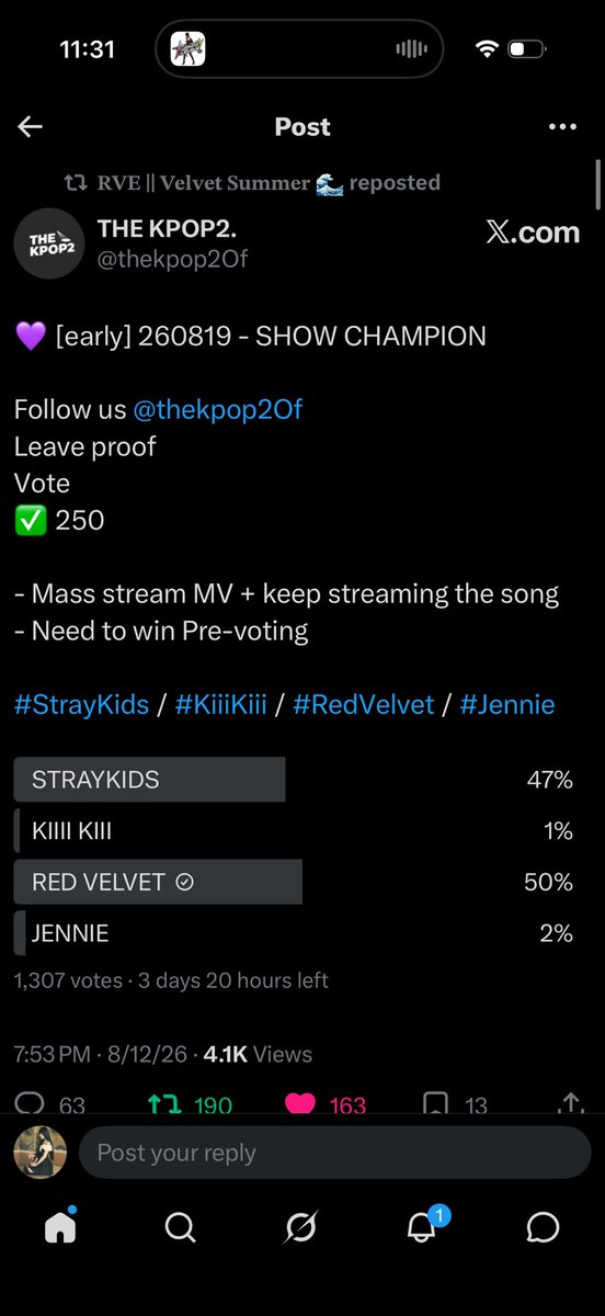 reveluvgio's tweet photo. @thekpop2Of @rvelites For #RedVelvet https://t.co/4B1nCKGEPa