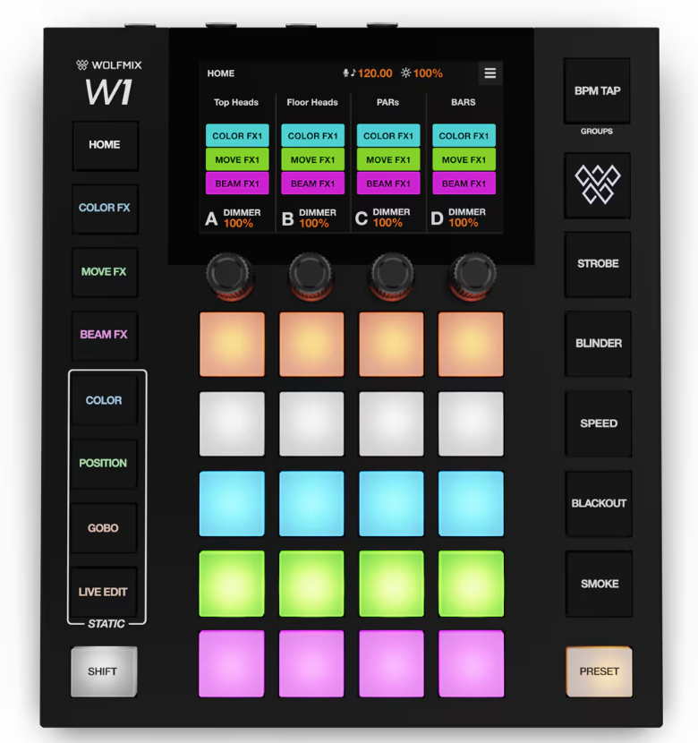 soundhouse_LT's tweet photo. PC不要で簡単にライトショーを作ることができるスタンドアロンDMXコントローラー
WolfMix / W1-MKIII
https://t.co/KCkQ7P9PgQ
#サウンドハウス #WolfMIX #照明コントローラー https://t.co/4irj4Qcxz4