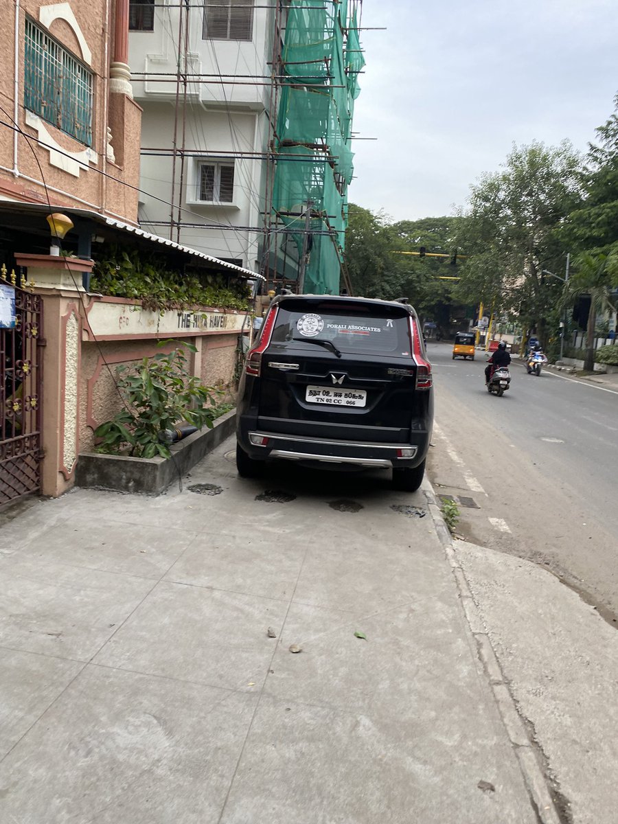 vchinnikrishnan's tweet photo. @ChennaiTraffic 

Defective Number plate on car - Lettering in Tamil ; also some letters missing in both front / back number plates 

TN 02 CC 1066

Aug 13 2026 6:27 AM

13th Main Road (near 18th Main Jn)
Anna Nagar West Chennai 600040

V5 Thirumangalam PS Limits https://t.co/A56FsmBZRq