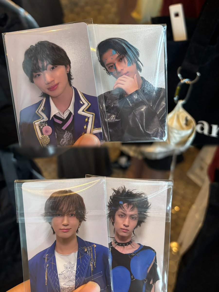 zzzz_1wan's tweet photo. EBiDAN エビライ 両面トレカ ファンクラブ ブース FC

譲 森田璃空/池田彪馬 制服
     阿久根温世/古川毅 Heroes

求 高岡ミロ(SHOOT) 制服
     伊藤壮吾(志賀李玖)Heroes

本日会場付近にて手渡し可能な方
お気軽にお声掛けください https://t.co/VW6WyHFtg7