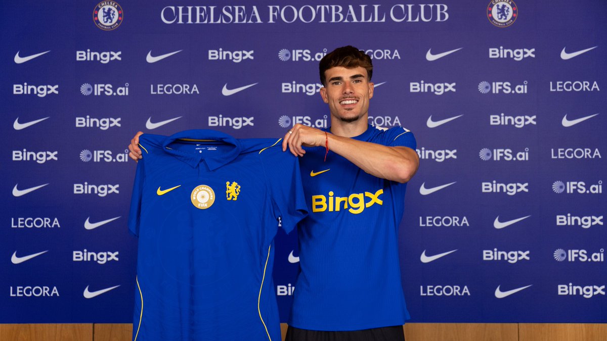 amMakanze's tweet photo. Chelsea sign Chavarria from Rayo Vallecano following a £16.3m move.

Chelsea have announced the signing of left-back Pep Chavarria from Rayo Vallecano.
The 28-year-old is expected to replace Marc Cucurella in the Chelsea squad, with the latter https://t.co/XxxV0rT5Pe