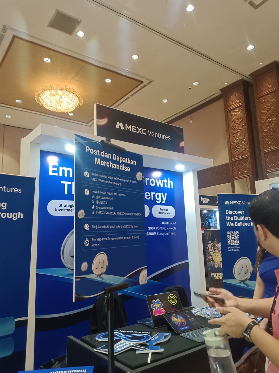 adhim123_'s tweet photo. good experience @MEXC #MEXCEventRocks #MEXCVenturesIDBW2026 https://t.co/3ViiOUPeWs