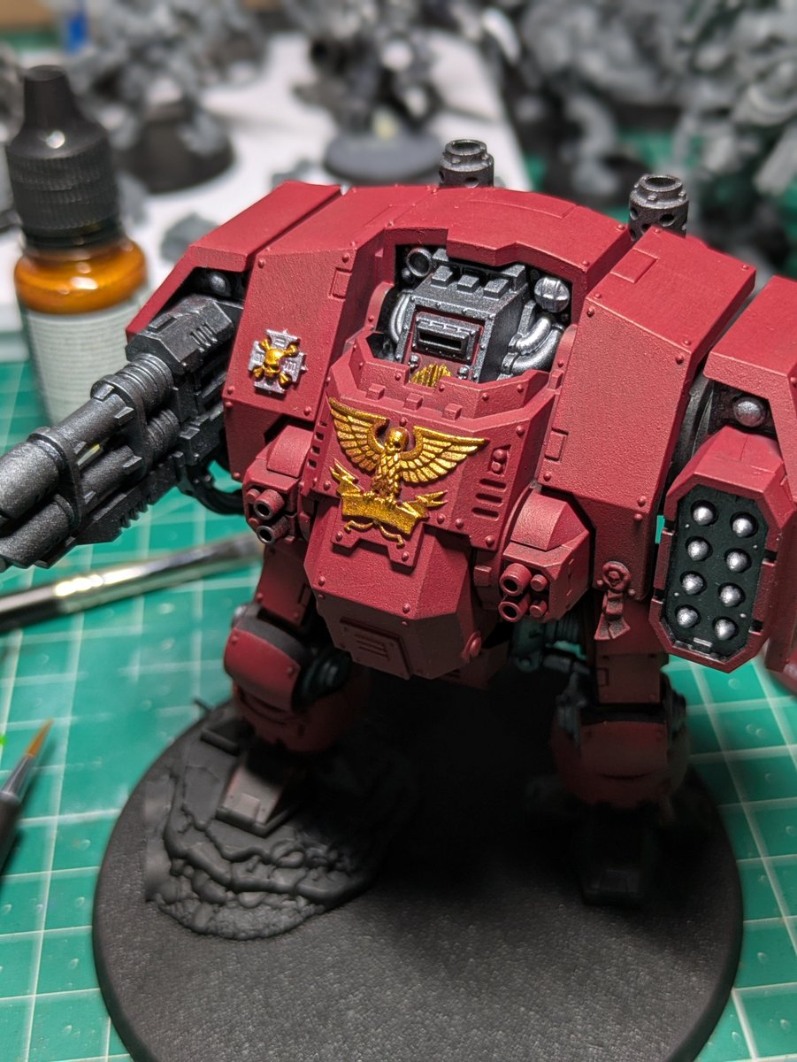 fushiminis's tweet photo. スペースマリーンのブラッドレイブンがちゃくちゃくと進めています！

#warhammer
#Warhammer_40000
#ウォーハンマー https://t.co/JLsRQD4RaG