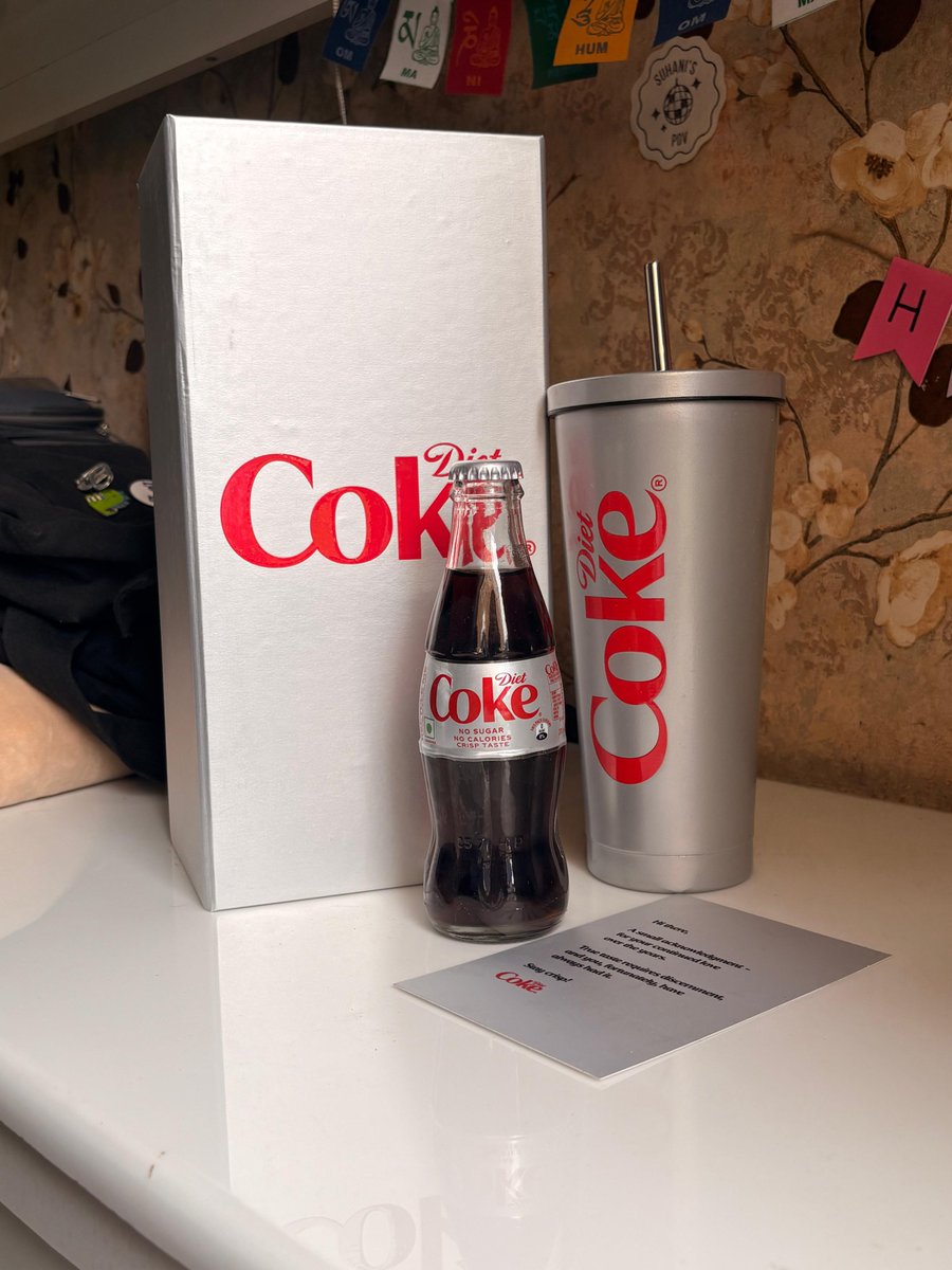 kold_koffeee's tweet photo. Received this beauty from @DietCoke India <33 https://t.co/ZwgnxjAl1M