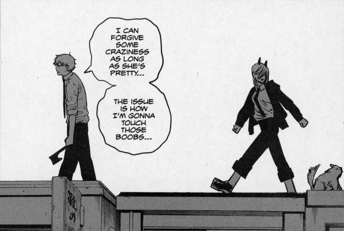 PrivateNagatoro's tweet photo. Power being such a troll.
Chainsaw Man, Volume 1, Chapter 5
#ChainsawMan #manga #Anime #mangascan #Scan https://t.co/7hm93TCJ2T
