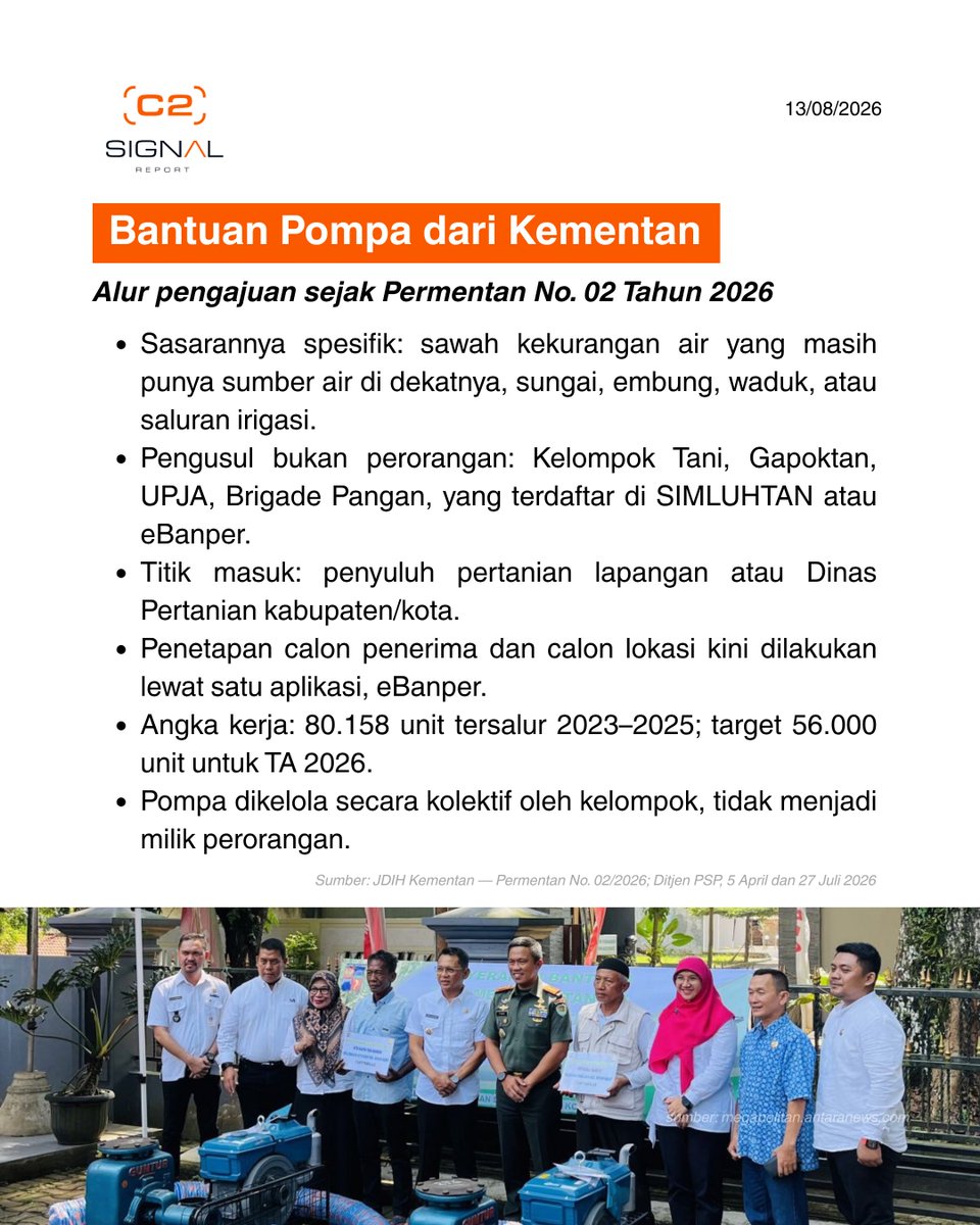 signalreport_'s tweet photo. pendidikan mulai APBN 2028. Bansos PKH dan BPNT akan diuji coba lewat Koperasi Desa Merah Putih. Bantuan pompa Kementan pindah ke aplikasi eBanper.

Sekolah Rakyat masuk tahun kedua dengan anggaran Rp24,9 triliun. MBG menjangkau 63,13 juta penerima.

Tujuh isu pekan https://t.co/ODvwRDSG0c