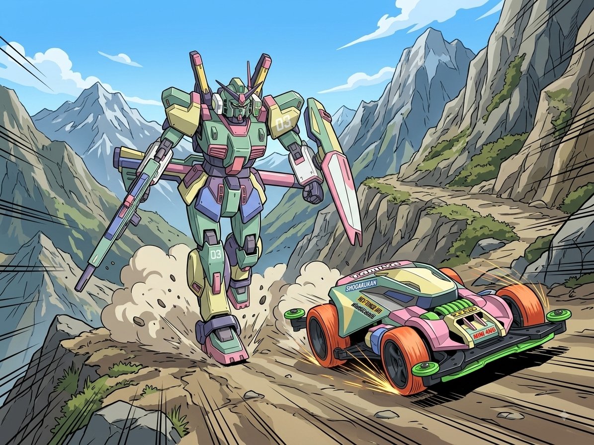 BradeStrike's tweet photo. @telemann_hobby 山道を走らせてみました🙃 https://t.co/RJnsA9cDeo