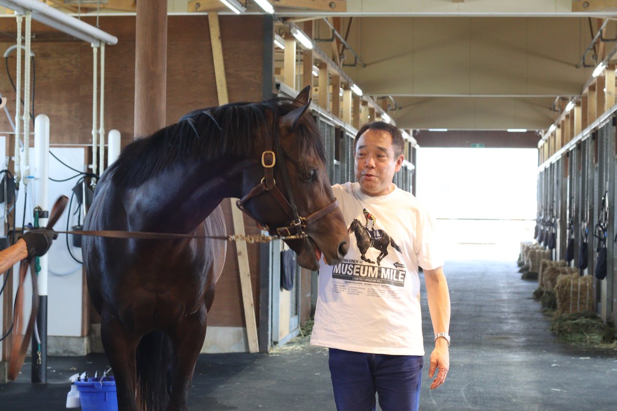 gsliq3_7th's tweet photo. 「ミュージアムマイル号」、元気でした。
手術後の経過は順調のようです。

#ミュージアムマイル https://t.co/GA3nGsWPXO