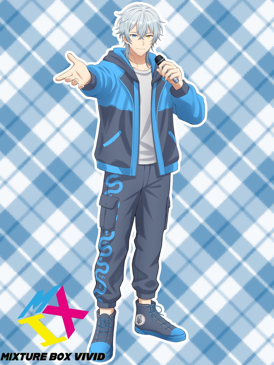 HakueiTowa's tweet photo. #立ち絵公開チャレンジ成功 
みんなのおかげで立ち絵公開チャレンジ無事達成できました！途中で条件変えてしまいましたが
ては改めて
みんな〜こんとわ〜

君の耳に絡みつく、蛇の歌い手。
その声、毒より甘い
MIXTURE BOX VIVID研修生
白詠トワっていいます！

初配信は今月の20日！みんな待ってるよ！
#IRIAM準備中︎︎ #IRIAMライバーと繋がりたい