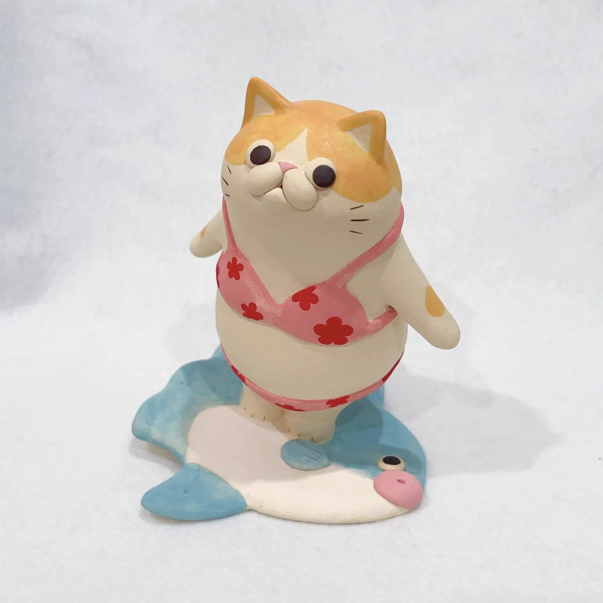 波乗り　猫さん　置物 鎌倉ねこサロン on X: 