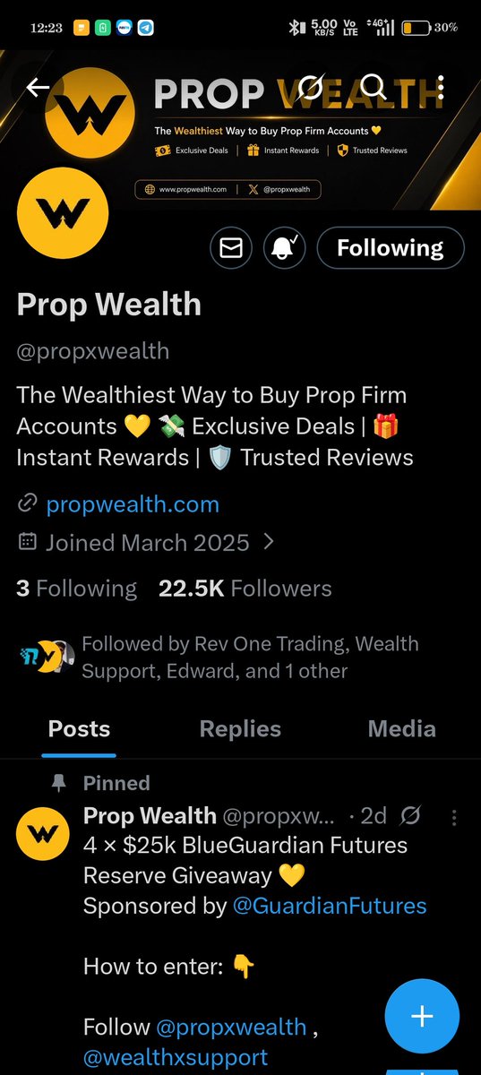BURRAASHOK202's tweet photo. @propxwealth @wealthxsupport 💛💛 https://t.co/GZZc8wZlhQ