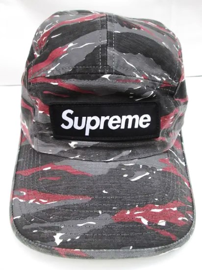 Supreme タイガーストライプキャップ 古着新入荷！ SUPREME (シュプリーム) 24SS CAMP CAP タイガー
