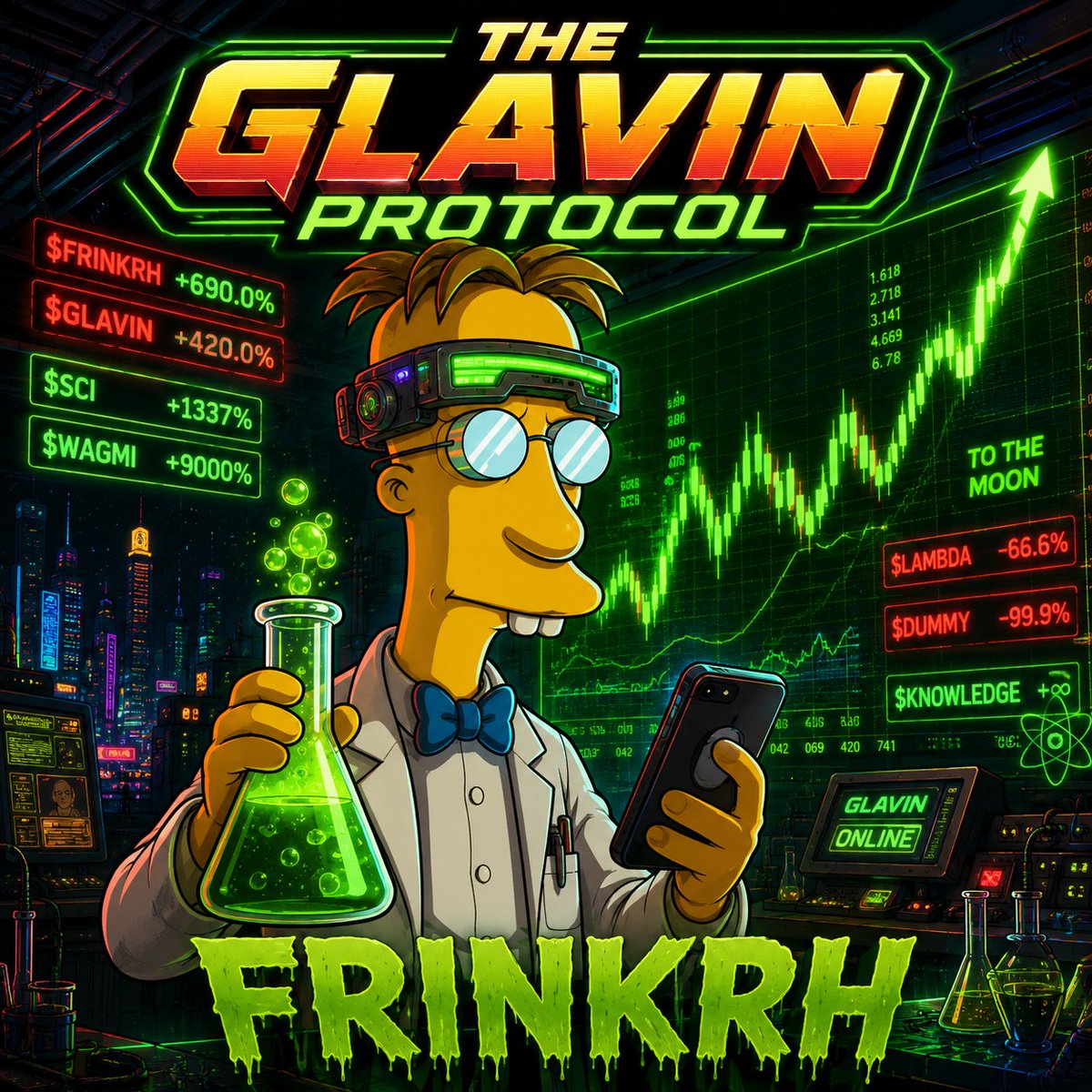 BipinBistael's tweet photo. Frink didn't chase the pumpβ¦ he invented it. π§ͺπ
4 pages of pure Springfield degen energy. Diamond hands only. ππ
@Frink_R
#FrinkRH #MemeContest #RobinhoodChain #robinhood https://t.co/UDAG1eaw4L