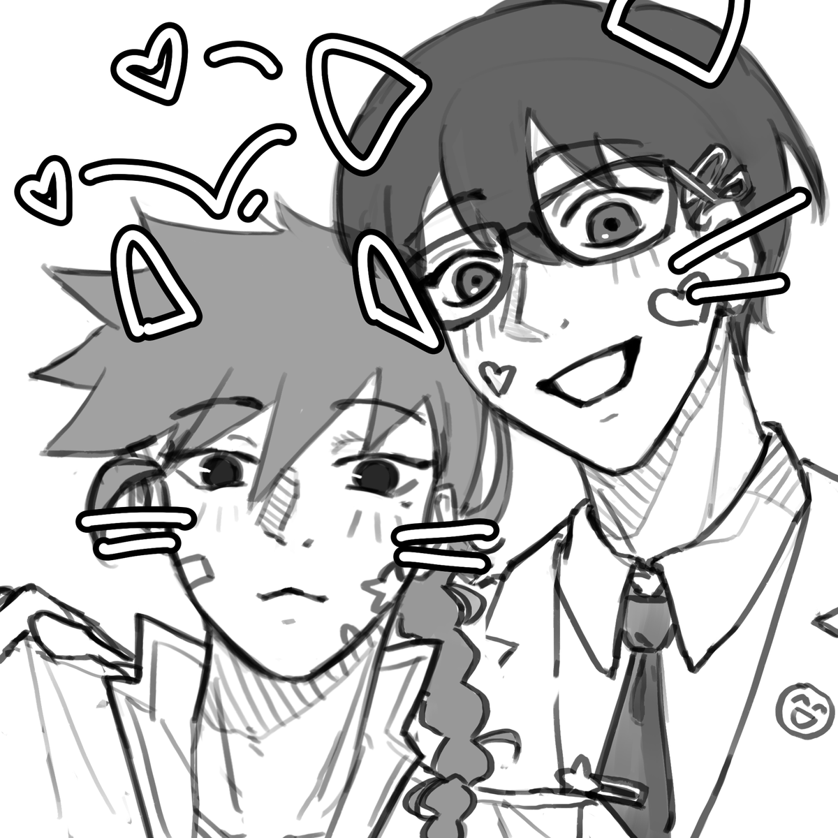 Aux_Sil's tweet photo. ngl guys....study group yaoi goes kinda hard... y'all should hop on...... 👀👀 https://t.co/JPFJcgQzr1