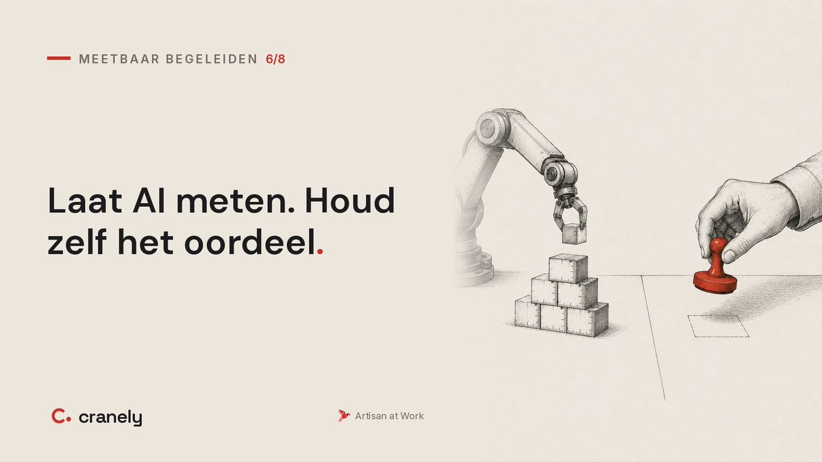 danielplomp's tweet photo. In mijn coachingtool zit een AI-assistent. Het eerste wat ik regelde is wat hij níét mag: oordelen. AI die meet maakt de begeleider sterker in bewijs. AI die oordeelt maakt de begeleider overbodig. Het verschil zit in één ontwerpkeuze. 

Lees meer: https://t.co/VFttygnl4b https://t.co/Wyh2tLhkrr