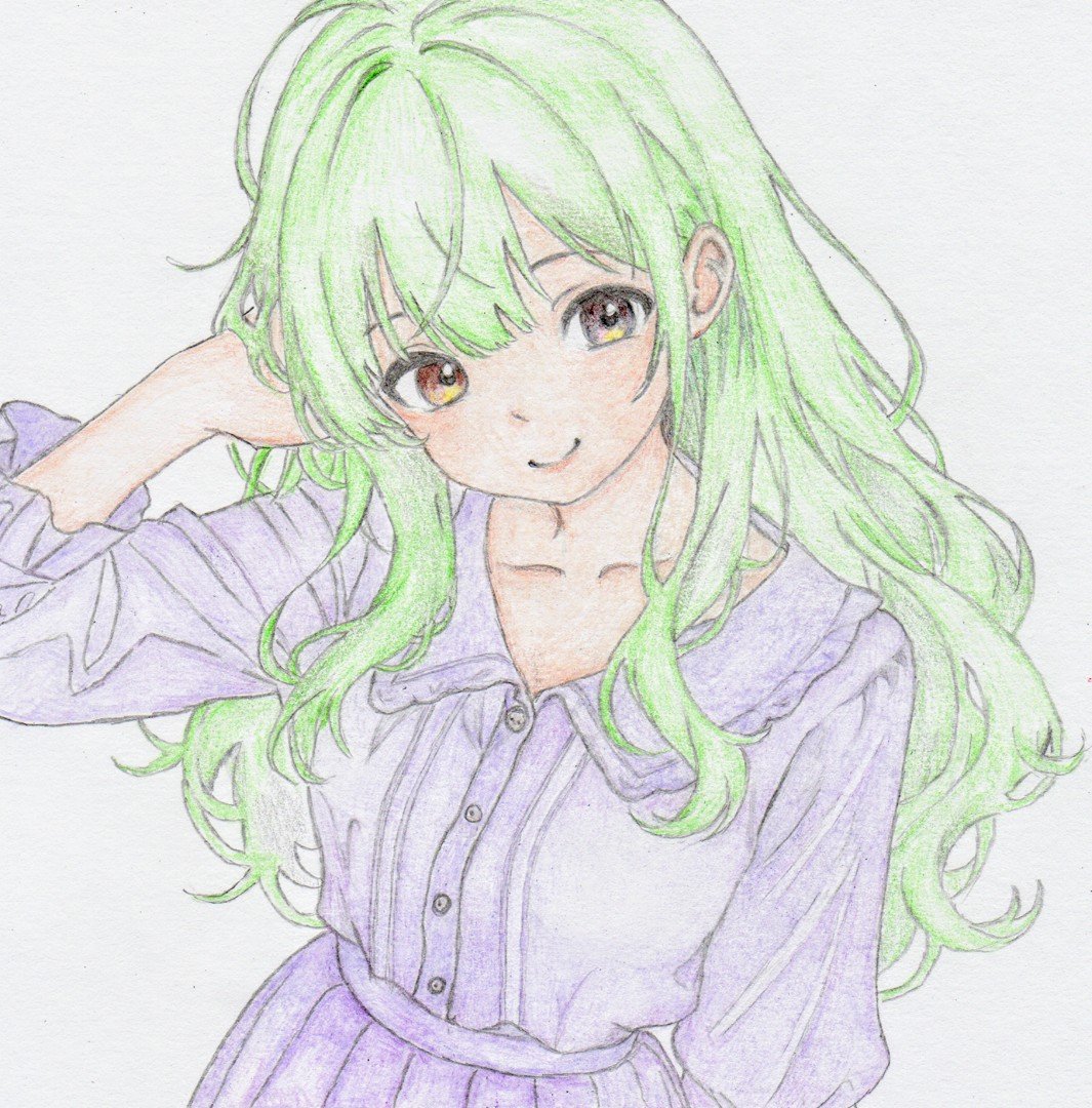 オリジナル色鉛筆画 Original colored pencil illustration #イラスト