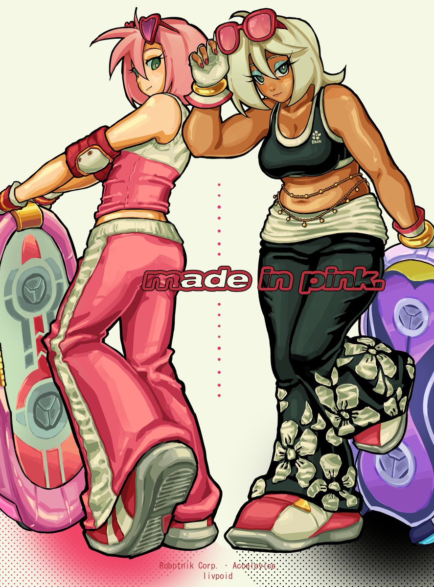 livpoid's tweet photo. my human amy and rouge in their riders fits 💕 https://t.co/ufN7IxIfzr