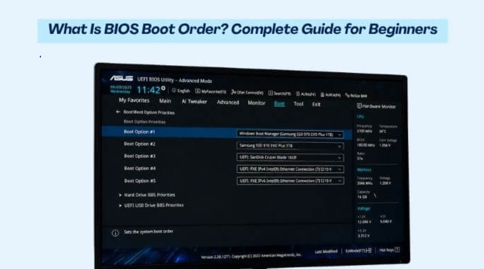 startupstride1's tweet photo. What Is BIOS Boot Order in Windows PCs? 

●   Learn what BIOS Boot Order does.
●   Keep Windows Boot Manager first.
●   Boot safely from a USB.
●   Solve startup problems faster.

https://t.co/yQ3AlMIL9H

#uefiboot #bootmenu https://t.co/ZjvTpBHEZM