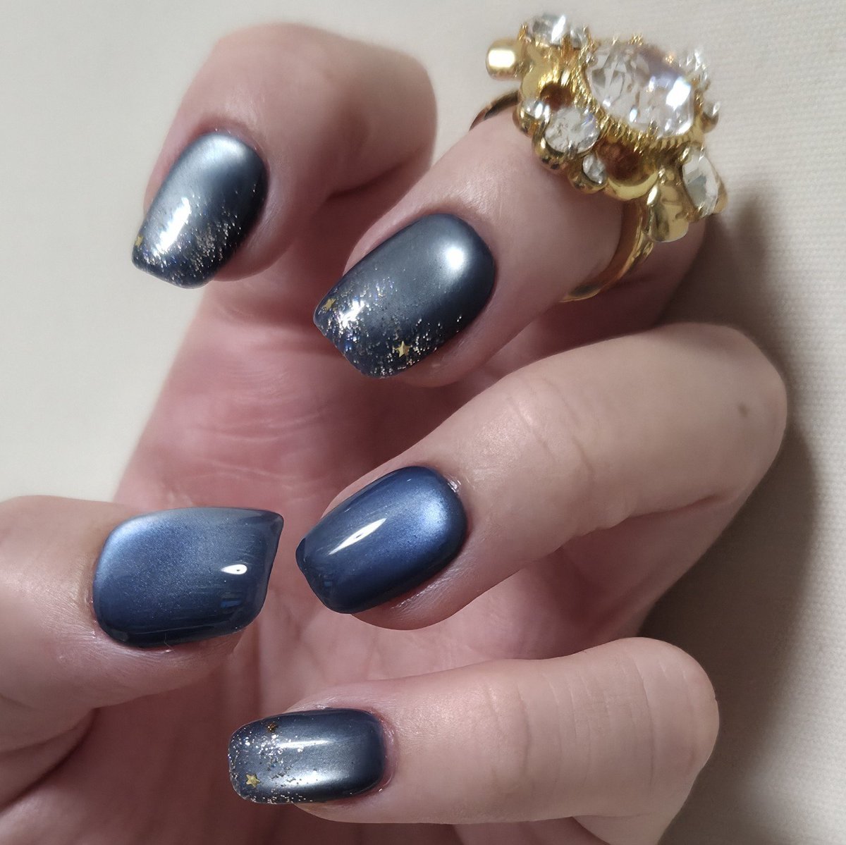 Sn_fall_'s tweet photo. 【ダイソー】Lame Silver【CanDo】フラッシュジェル LUNA PILLOW、カラージェル sapphire 【GAOY】GY963【ROLiTA】R245ブルーオーシャン
#セルフネイル #ジェルネイル https://t.co/pGbh6n7ZJT