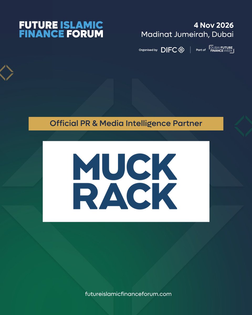 FIF_Forum's tweet photo. The right ideas need the right reach.

As Official PR &amp; Media Intelligence Partner, @muckrack  is helping amplify conversations shaping the future of Islamic finance.

Learn more: https://t.co/hKXeDVTXnH
#FIFF2026 #DIFC https://t.co/ALLI8PmJZp