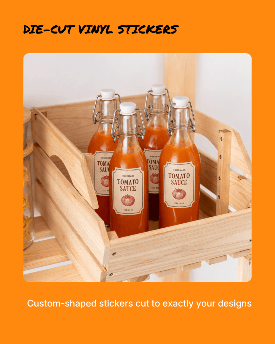 CustomAny_com's tweet photo. Waterproof UV transfer stickers, custom shaped product labels, tamper evident seals — we've got them all!

#customlabels #customstickers #custompackaging #tamperevidentseals #customany https://t.co/Yb4mTrEfjK