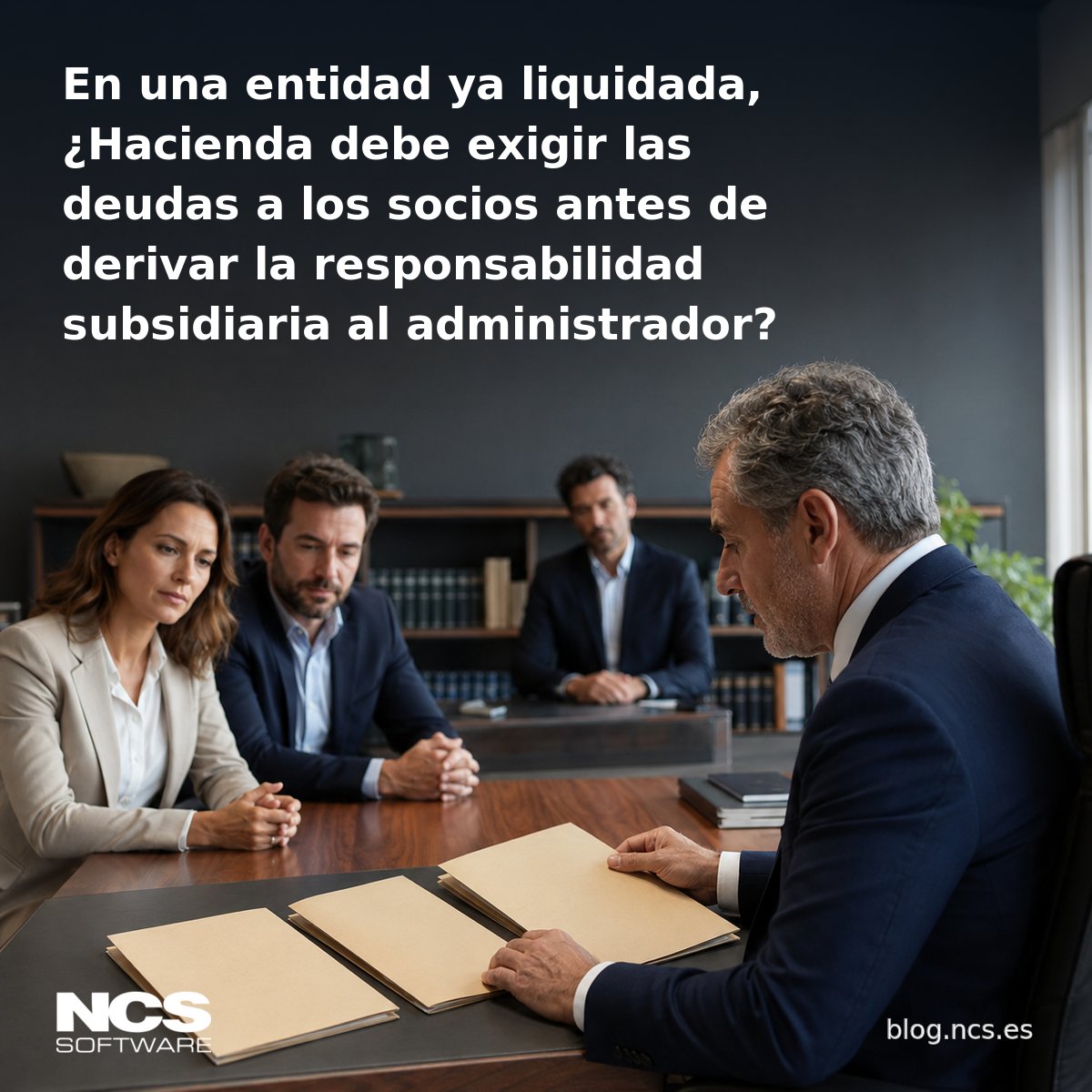 NCSSoftware's tweet photo. En una entidad ya liquidada, ¿Hacienda debe exigir las deudas a los socios antes de derivar la responsabilidad subsidiaria al administrador? La respuesta a esta y otras preguntas en el blog de NCS 👇
https://t.co/NVnj6sOflX https://t.co/bL3lUK3s0b