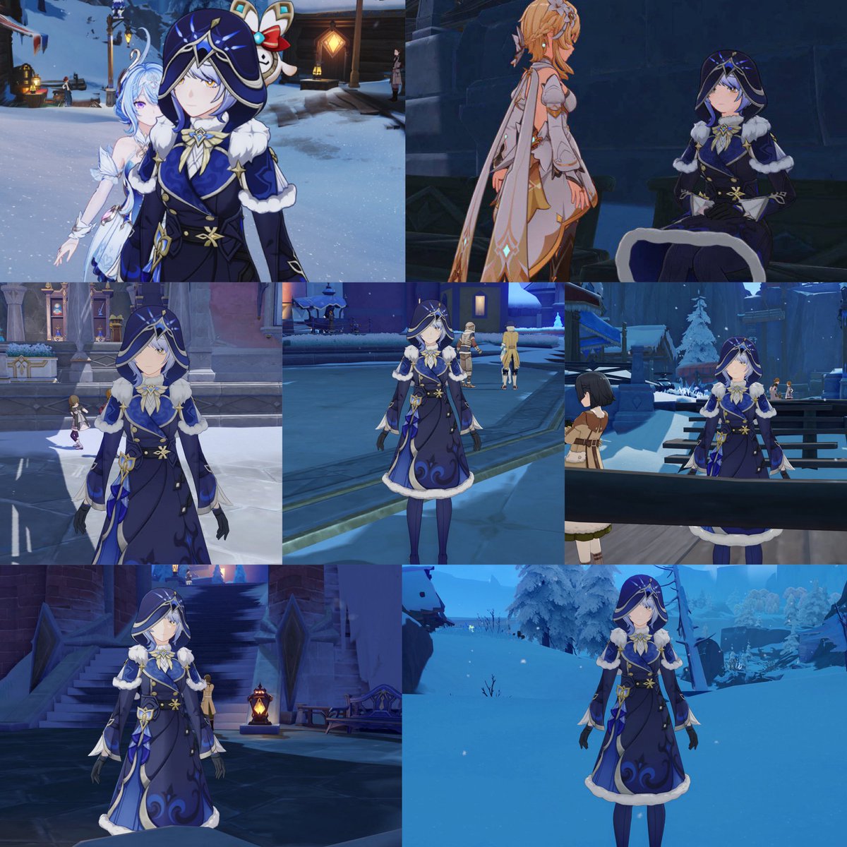 luluraemi's tweet photo. from what i have find right now you can find aksinya in 7 different places across snezhnaya open world map, she literally has been following the traveler ever since the beginning and been watching our footsteps. https://t.co/26Wg8P3Tck