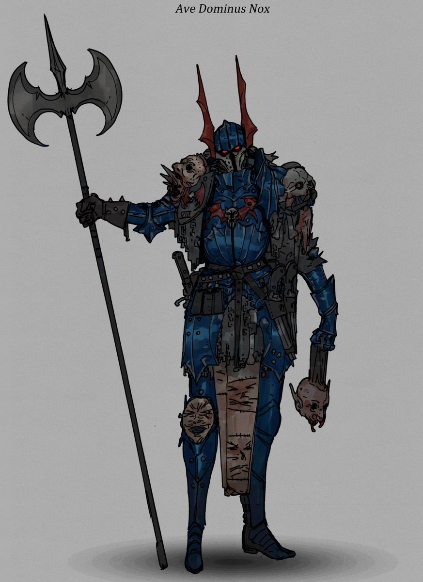 MinisterOvVox's tweet photo. A 15th century night lord https://t.co/lTkGTDdsf3