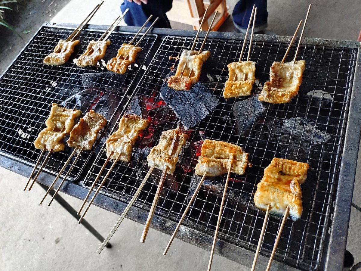 osho3n's tweet photo. 本日のBBQ〜は
ナント鰻でスタートｵ❤️‍🔥🤤 https://t.co/h4uz4uN7sJ