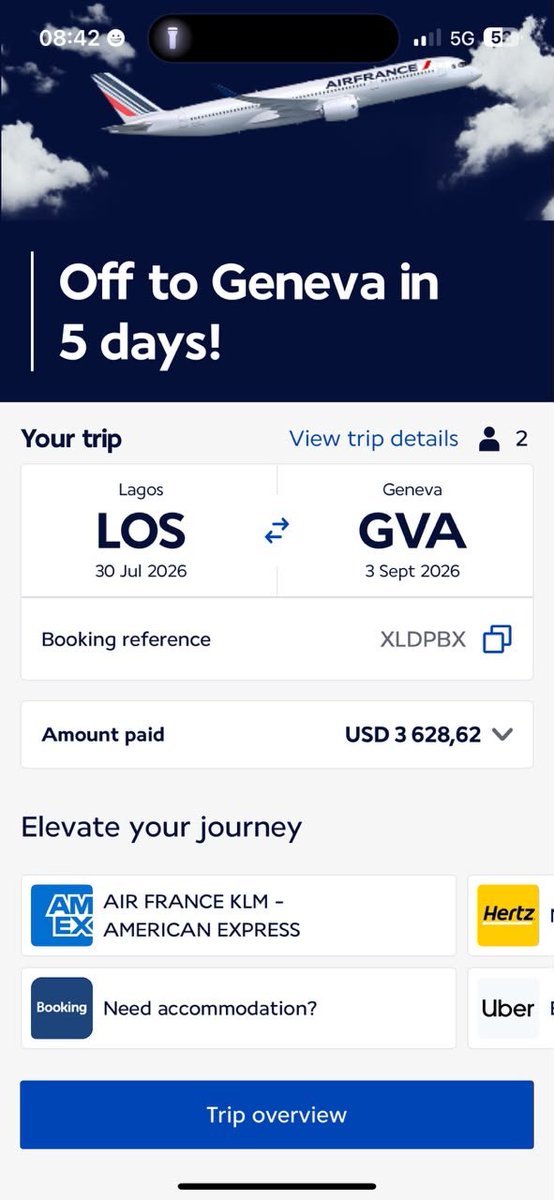 angelaeboda's tweet photo. @airfrance I had to buy another ticket costing us $3,999.93 to be able to travel with them. I demand a full refund because you failed to deliver the service which  payment  was made for. @AirFranceFR @DGAC @bazlCH #passengerRights #airfrancefailedus https://t.co/mMQ3kqWmML