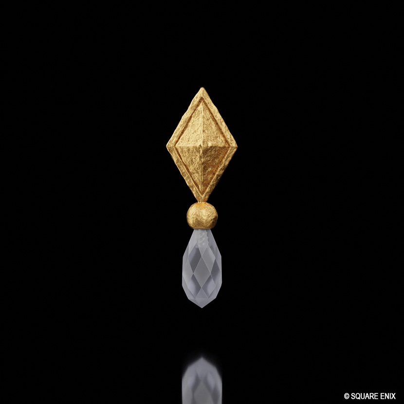 SQEX_eSTORE's tweet photo. 『ファイナルファンタジーXIV』より、エメトセルクが着用しているアクセサリーをモチーフにしたイヤリングが登場！
SV925と天然クォーツを使用し、上品なデザインに仕上げました。※片耳1点の販売です。（左右どちらの耳でも使用可能です）#FF14
https://t.co/WpLtL0XDme https://t.co/IDLnREYWfS
