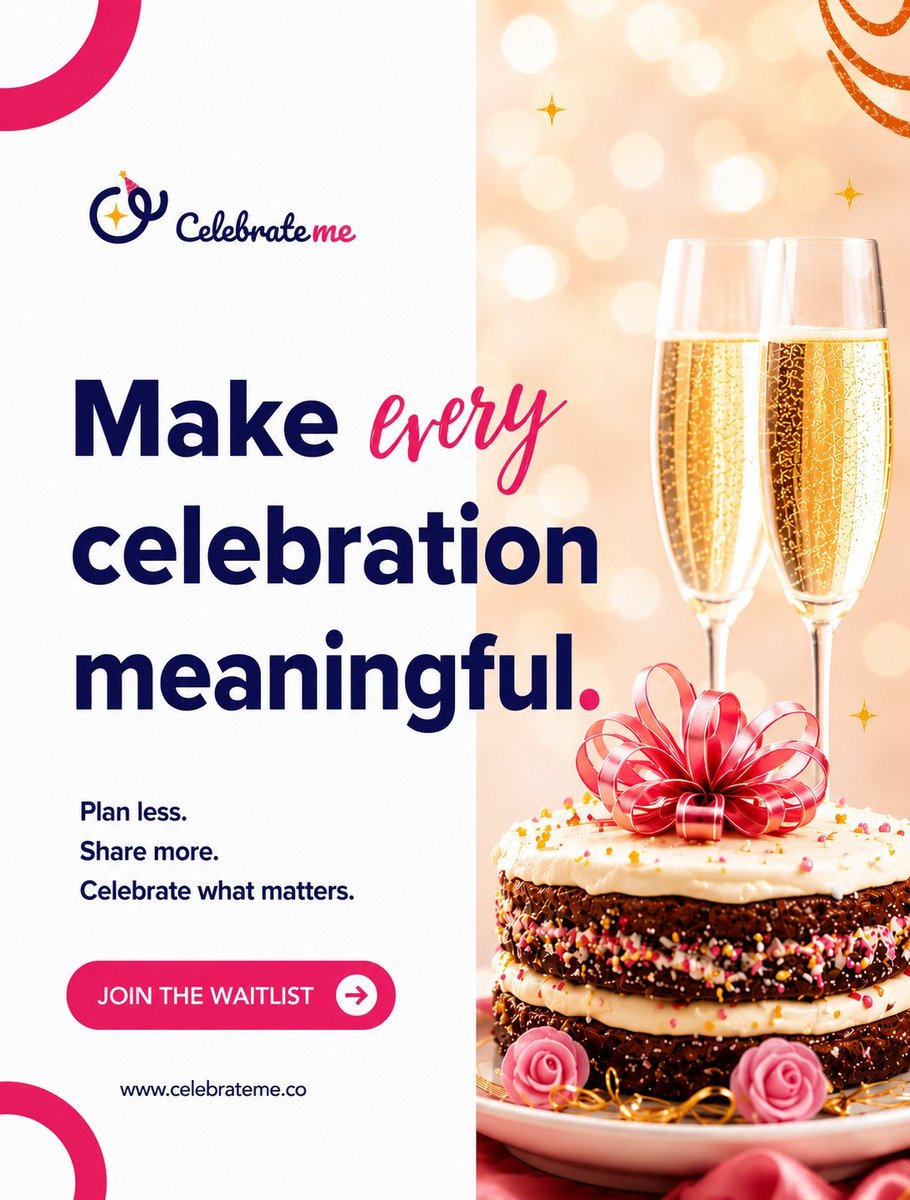 _CelebrateME_'s tweet photo. The best gifts don’t say “I spent a lot.”
They say, “I thought of you.” 
A message. A surprise. A moment together.

CelebrateMe is making it easier to show up, celebrate, and make people feel remembered.

Something special is coming
Click here 👇
       https://t.co/IqWbEzRasB https://t.co/sFsLunzcpx
