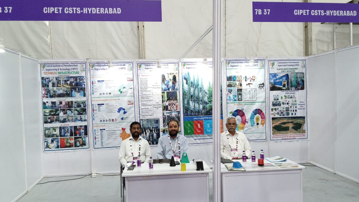 cipet_csts's tweet photo. HiPLEX 2026 Expo was held at HITEX, Hyderabad from 07th August 2026 to 10th August 2026.
CIPET: CSTS - Hyderabad has installed a stall at the Expo to showcase its activities. Glimpses of the same are herewith. https://t.co/EItHg2BztJ