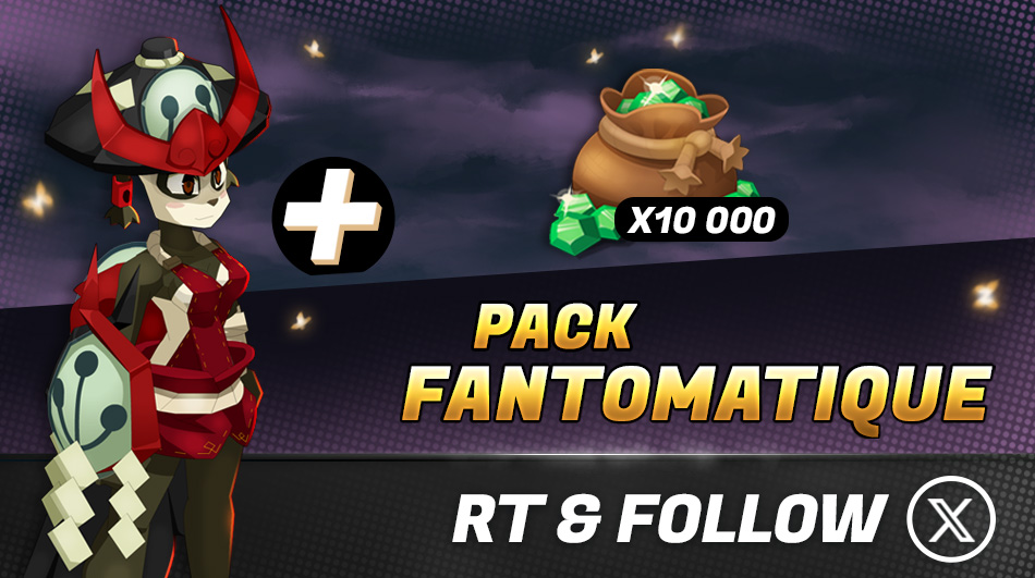 DofusTouch's tweet photo. 👻 Inspiré d'histoires effrayantes, le Pack Fantomatique fera frissonner vos adversaires… BOUH !

🔁 RT + Follow pour tenter de remporter un pack Fantomatique ! https://t.co/QxkzIE0Rem