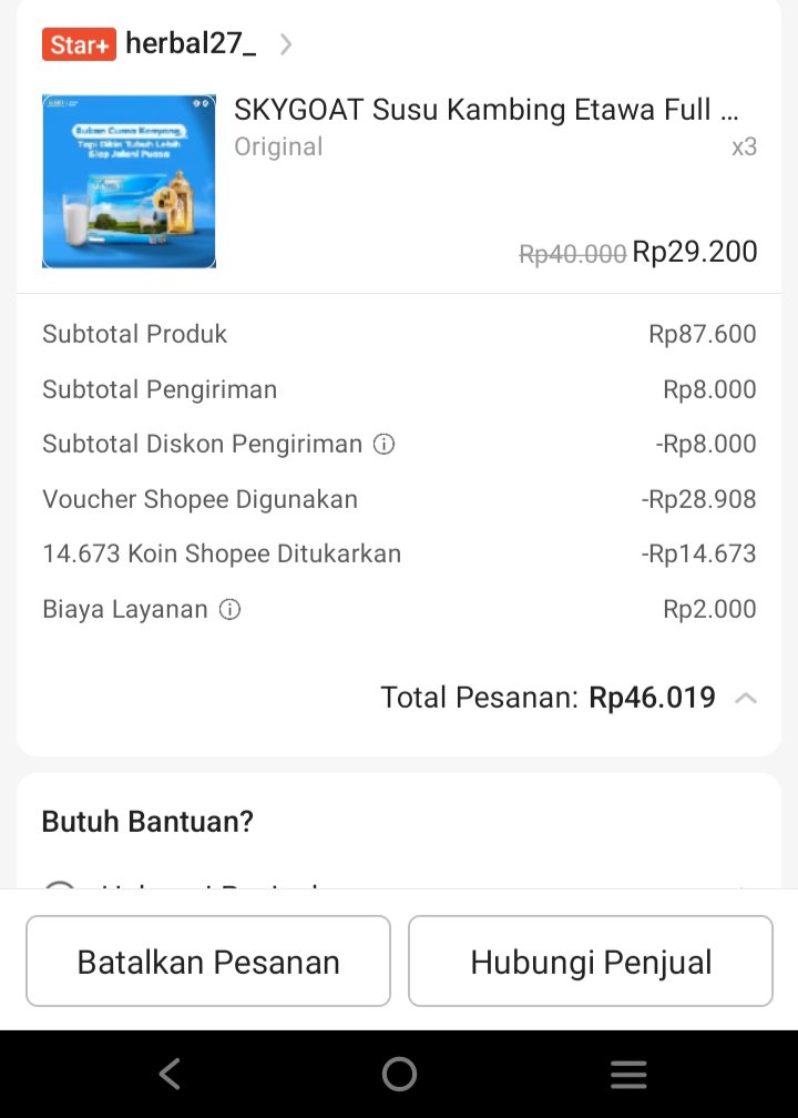 mel_icha10's tweet photo. @AndiWi495321 @Sukron_Respect2 @i_m_mortal_ Buat belanja dong kak, lumayan bisa motong 25% belanjaan kita.
Nih mamaku beli susu kambing pas 8.8 kemarin. https://t.co/craOqqB9Tz