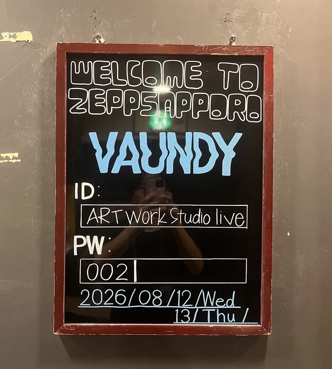515gnu's tweet photo. 到着〜✨

VAWS one man live
"ART Work Studio live 002"
at Zepp Sapporo
DAY 2 https://t.co/Vo9zRDs1Ua