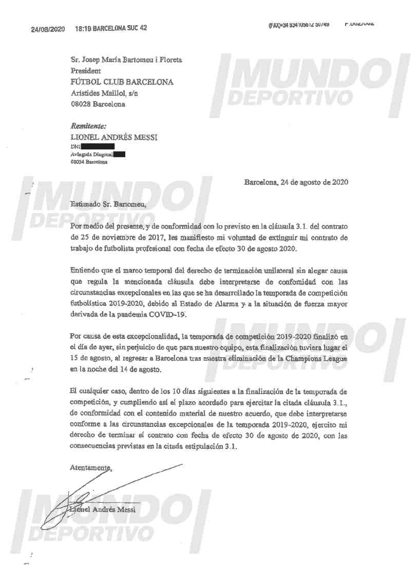 kiko0069's tweet photo. @21Tumi @rubenuria ¿Y esto de 2020?. "Mundo Deportivo ha tenido acceso al documento con el que Leo pidió irse en agosto de 2020" https://t.co/v2T3Bs7x5r