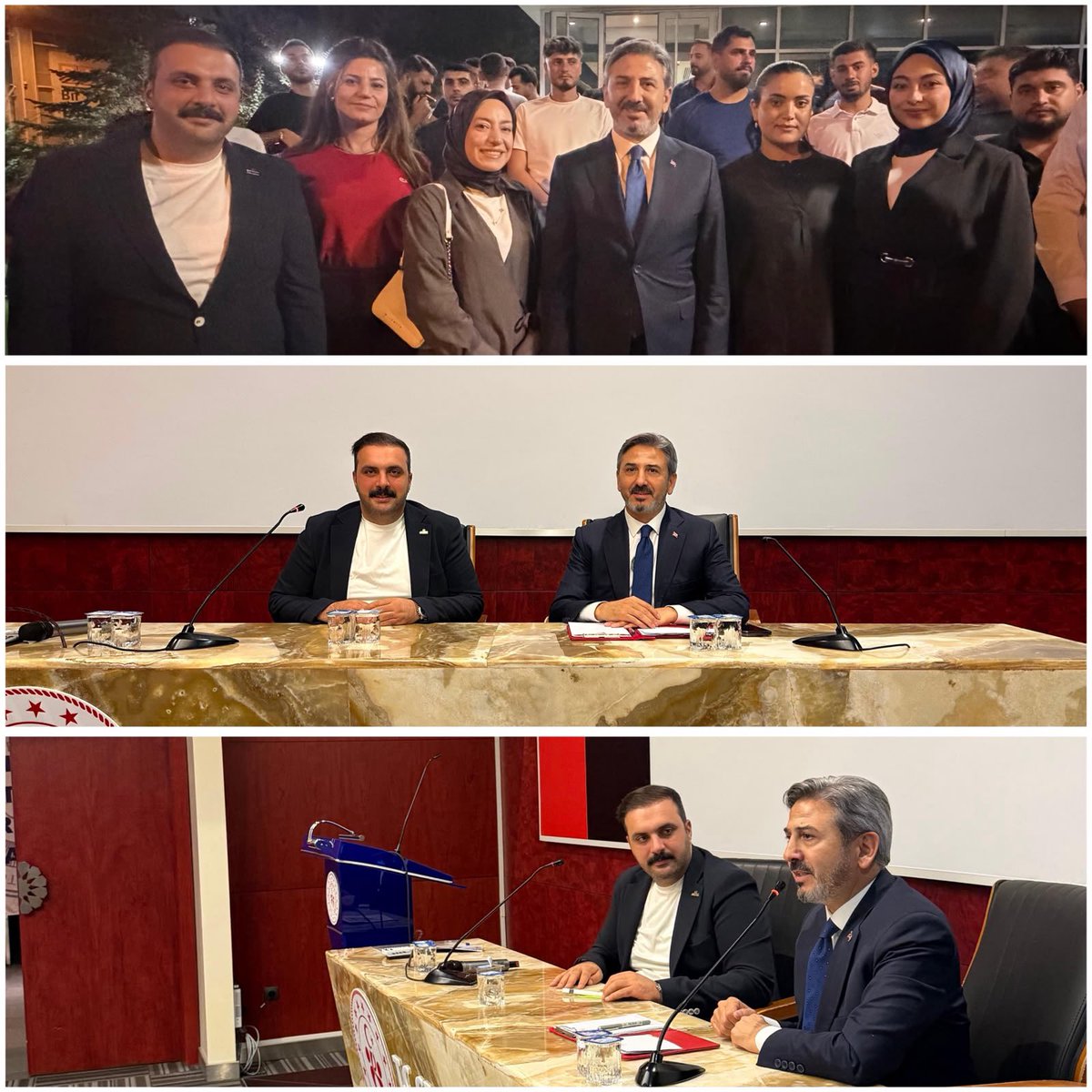 AhmetAYDIN_02's tweet photo. AK Parti Diyarbakır İl Gençlik Kolları teşkilatımızın heyecanı ve enerjisiyle güzel bir buluşma gerçekleştirdik.

Genç kardeşlerimizle; Terörsüz Türkiye hedefimizi, birlik ve beraberliğimizin kıymetini, savunma sanayimizde elde ettiğimiz büyük başarıları ve bu başarıların mimarlarından olan gençlerimizin üstlendiği önemli rolü konuştuk.

Cumhurbaşkanımız Sayın @RTErdogan ‘ın liderliğinde; Ayasofya’nın yeniden asli hüviyetine kavuşmasından Kapalı Maraş’ın açılmasına, temel hak ve özgürlükler alanındaki tarihi reformlardan ülkemizin her alanda güçlenmesine uzanan büyük dönüşümü ve kazanımlarımızı değerlendirdik.

Tecrübelerimizi gençlerimizle paylaşırken onların heyecanından, azminden ve Türkiye’nin geleceğine duydukları inançtan biz de güç aldık.

Birliğimiz güçlü, gençliğimiz güçlü, geleceğimiz güçlü. 🇹🇷

@abuyukgumus 
@avyusufibis 
@akpartidbakir 
@AKGenclik021 
@enesscimen